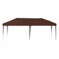 Produktbild för Pop-up Partytält 575 x 290 x 245 cm Brun