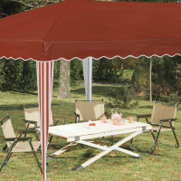 Produktbild för Pop-up Partytält 575 x 290 x 245 cm Terracotta
