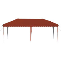 Produktbild för Pop-up Partytält 575 x 290 x 245 cm Terracotta