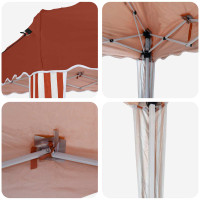 Produktbild för Pop-up Partytält 575 x 290 x 245 cm Terracotta