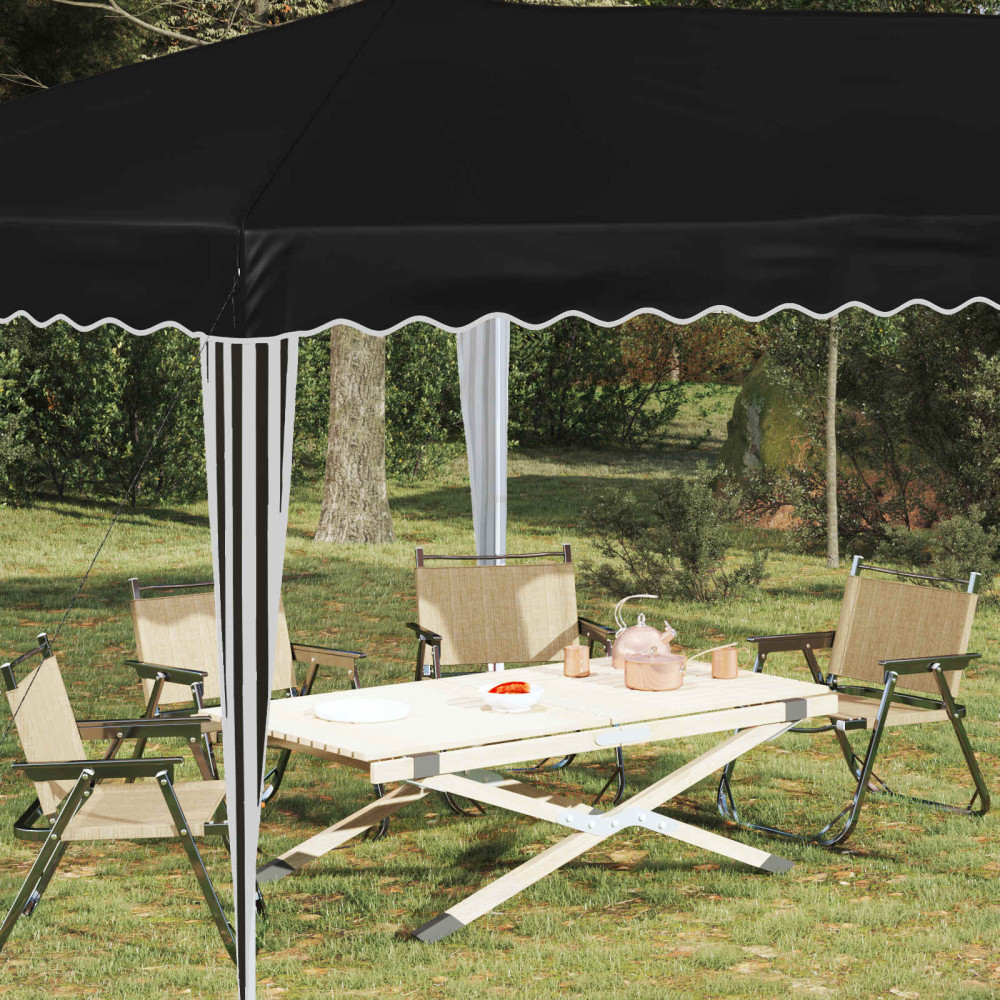 Produktbild för Pop-up Partytält 575 x 290 x 245 cm Svart
