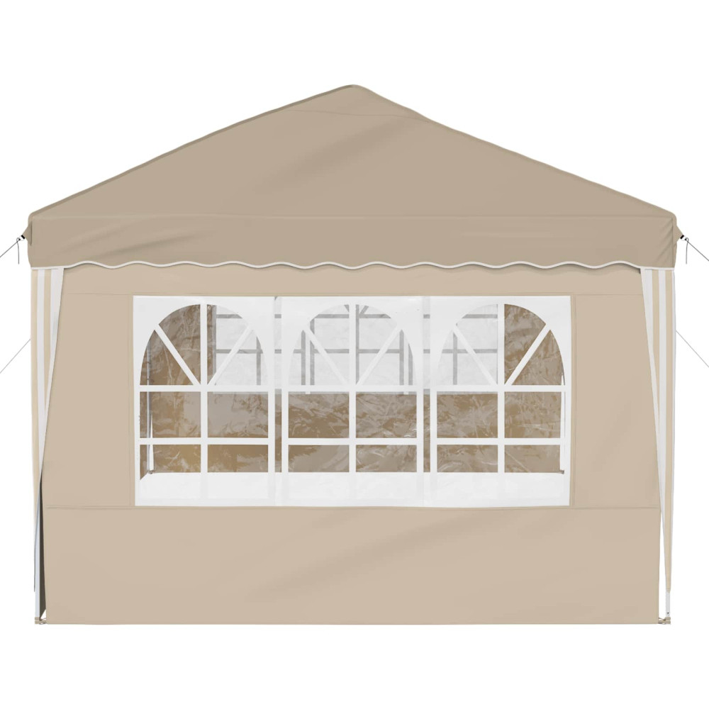 Produktbild för Pop-up Partytält 575 x 289 x 245 cm Gräddvit
