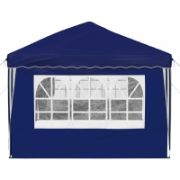 Produktbild för Pop-up Partytält 575 x 289 x 245 cm Blå