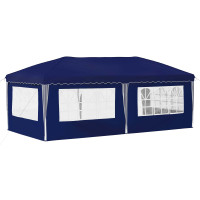 Produktbild för Pop-up Partytält 575 x 289 x 245 cm Blå