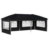 Produktbild för Pop-up Partytält 575 x 289 x 245 cm Antracit