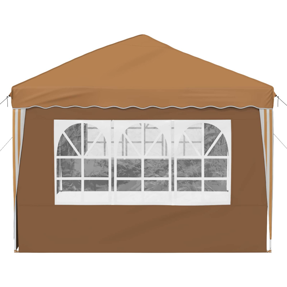 Produktbild för Pop-up Partytält 575 x 289 x 245 cm Beige