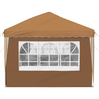 Produktbild för Pop-up Partytält 575 x 289 x 245 cm Beige