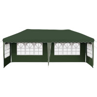 Produktbild för Pop-up Partytält 575 x 289 x 245 cm Grön
