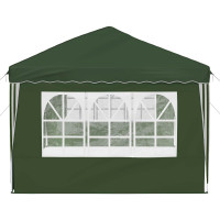 Produktbild för Pop-up Partytält 575 x 289 x 245 cm Grön