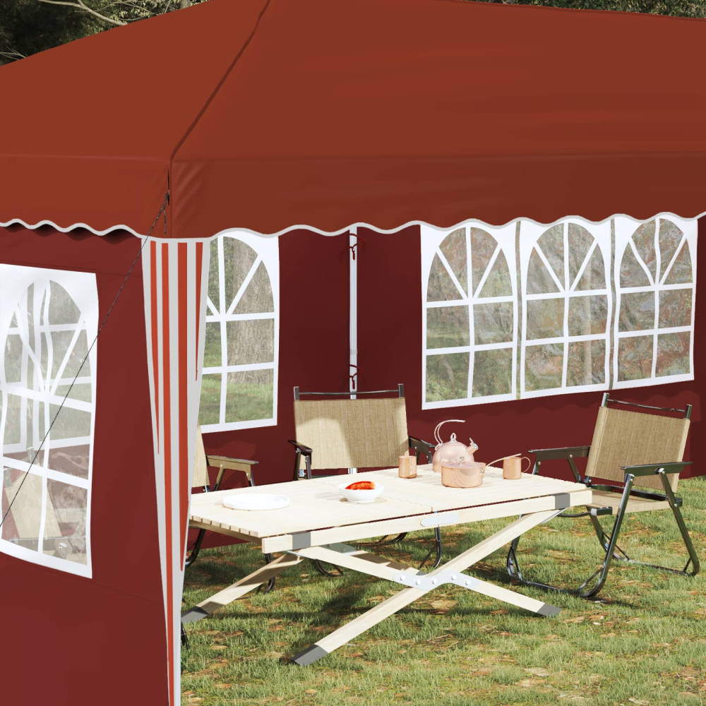 Produktbild för Pop-up Partytält 575 x 289 x 245 cm Terracotta