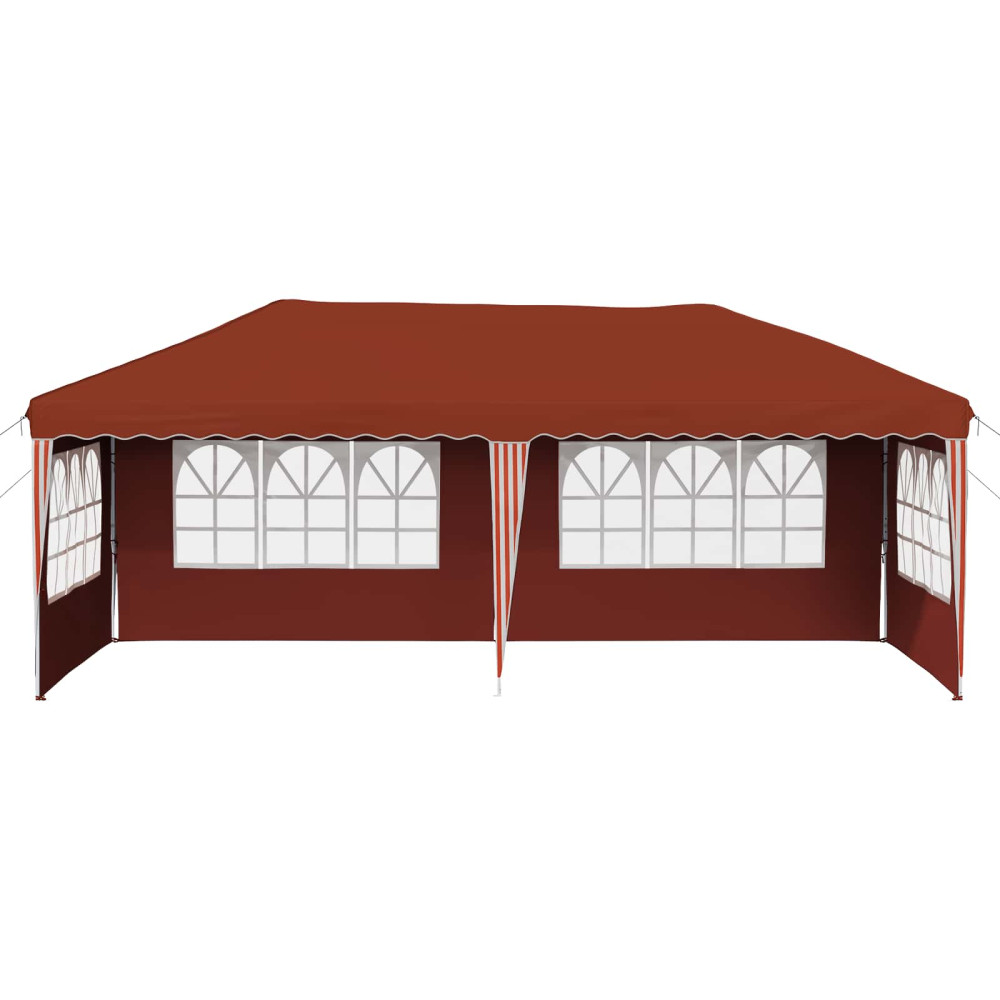 Produktbild för Pop-up Partytält 575 x 289 x 245 cm Terracotta