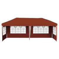 Produktbild för Pop-up Partytält 575 x 289 x 245 cm Terracotta