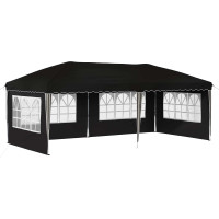 Produktbild för Pop-up Partytält 575 x 289 x 245 cm Svart