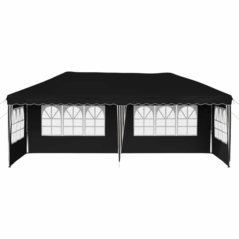 Produktbild för Pop-up Partytält 575 x 289 x 245 cm Svart
