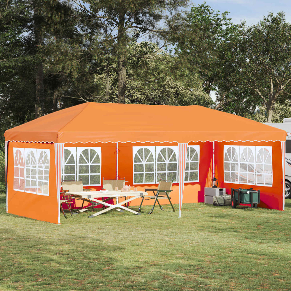 Produktbild för Pop-up Partytält 575 x 289 x 245 cm Orange