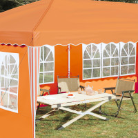 Produktbild för Pop-up Partytält 575 x 289 x 245 cm Orange