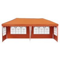 Produktbild för Pop-up Partytält 575 x 289 x 245 cm Orange