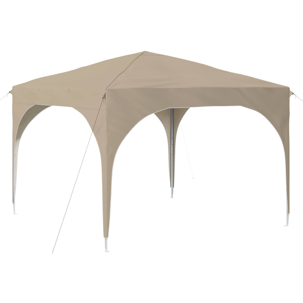 Produktbild för Pop-up Partytält 290 x 290 x 245 cm Gräddvit