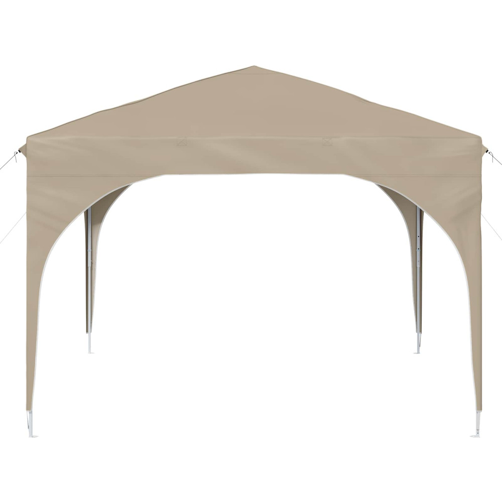 Produktbild för Pop-up Partytält 290 x 290 x 245 cm Gräddvit