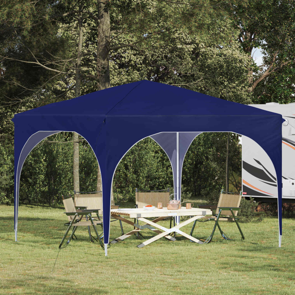 Produktbild för Pop-up Partytält 290 x 290 x 245 cm Blå