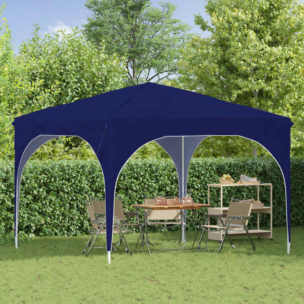 Produktbild för Pop-up Partytält 290 x 290 x 245 cm Blå
