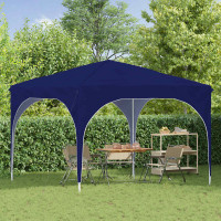 Produktbild för Pop-up Partytält 290 x 290 x 245 cm Blå