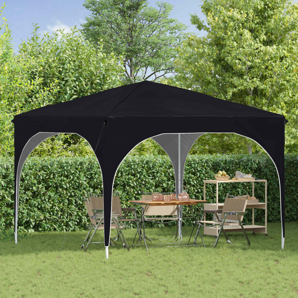 Produktbild för Pop-up Partytält 290 x 290 x 245 cm Antracit