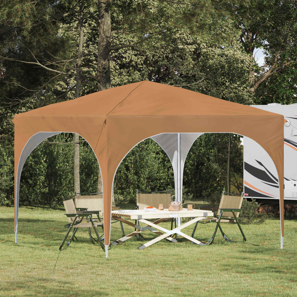 Produktbild för Pop-up Partytält 290 x 290 x 245 cm Beige