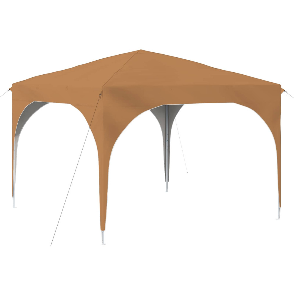 Produktbild för Pop-up Partytält 290 x 290 x 245 cm Beige