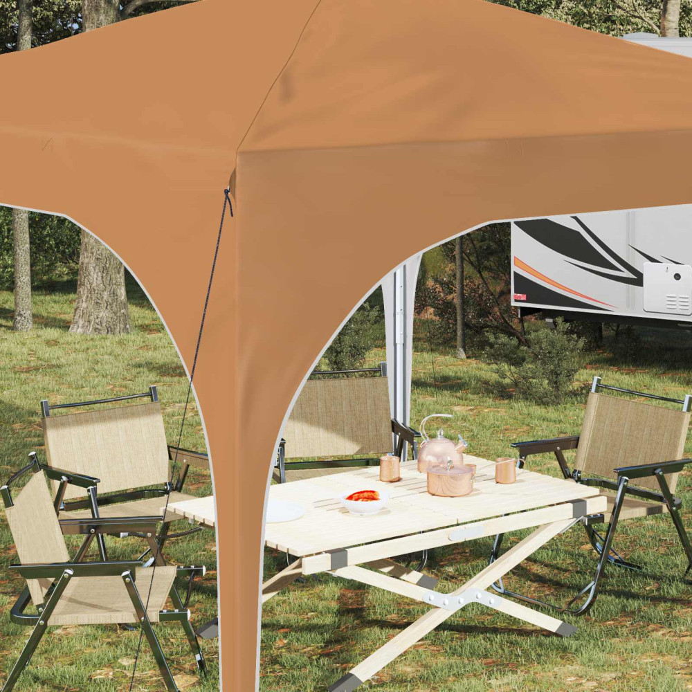 Produktbild för Pop-up Partytält 290 x 290 x 245 cm Beige