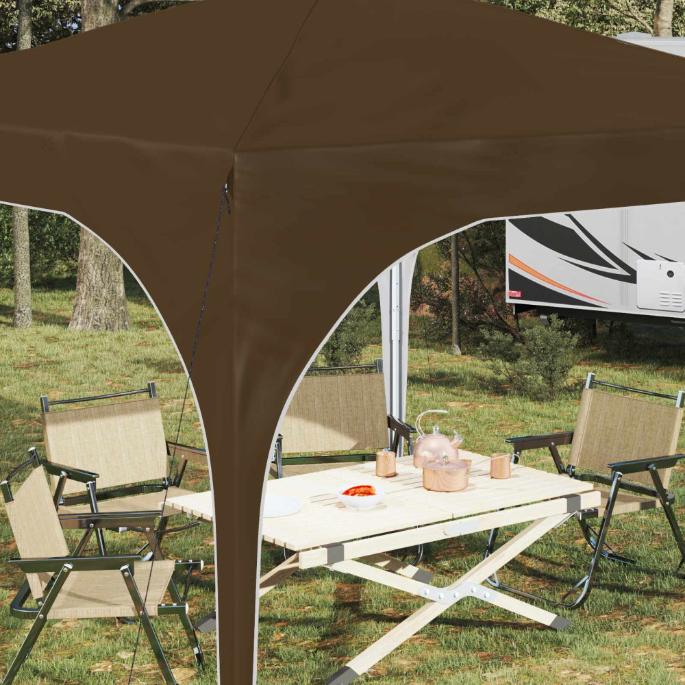Produktbild för Pop-up Partytält 290 x 290 x 245 cm Taupe