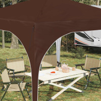 Produktbild för Pop-up Partytält 290 x 290 x 245 cm Brun