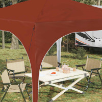 Produktbild för Pop-up Partytält 290 x 290 x 245 cm Terracotta
