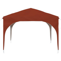 Produktbild för Pop-up Partytält 290 x 290 x 245 cm Terracotta