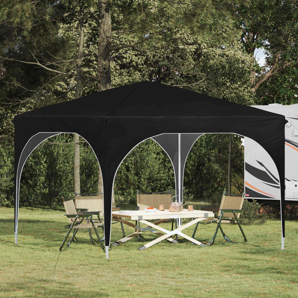 Produktbild för Pop-up Partytält 290 x 290 x 245 cm Svart