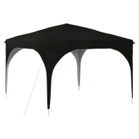 Produktbild för Pop-up Partytält 290 x 290 x 245 cm Svart