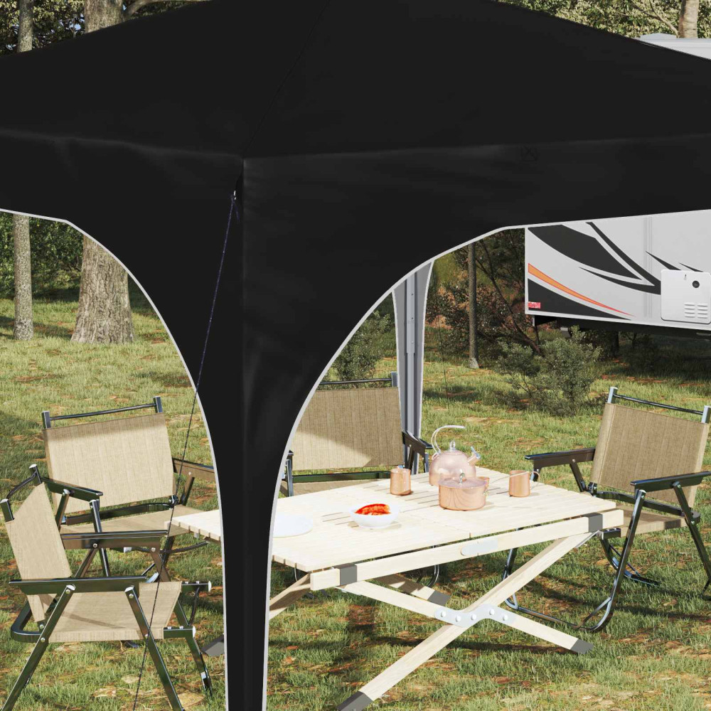 Produktbild för Pop-up Partytält 290 x 290 x 245 cm Svart