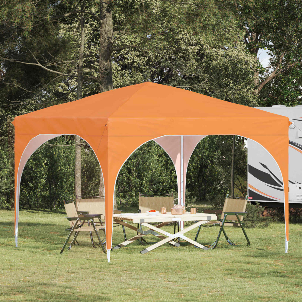 Produktbild för Pop-up Partytält 290 x 290 x 245 cm Orange