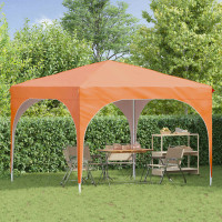 Produktbild för Pop-up Partytält 290 x 290 x 245 cm Orange