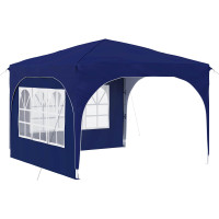 Produktbild för Pop-up Partytält 290 x 290 x 245 cm Blå