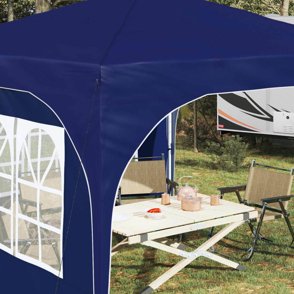 Produktbild för Pop-up Partytält 290 x 290 x 245 cm Blå