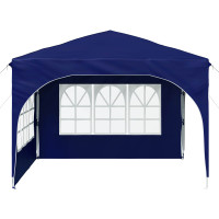 Produktbild för Pop-up Partytält 290 x 290 x 245 cm Blå