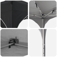 Produktbild för Pop-up Partytält 290 x 290 x 245 cm Antracit