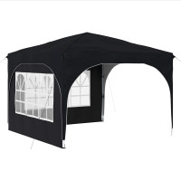 Produktbild för Pop-up Partytält 290 x 290 x 245 cm Antracit