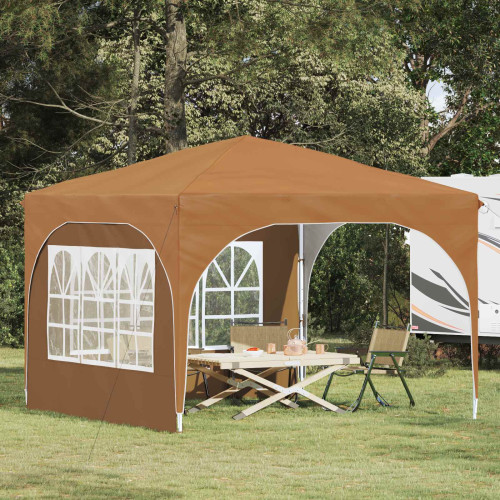 vidaXL Pop-up Partytält 290 x 290 x 245 cm Beige