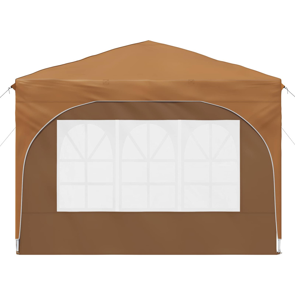 Produktbild för Pop-up Partytält 290 x 290 x 245 cm Beige