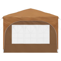 Produktbild för Pop-up Partytält 290 x 290 x 245 cm Beige
