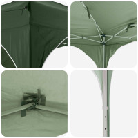 Produktbild för Pop-up Partytält 290 x 290 x 245 cm Grön