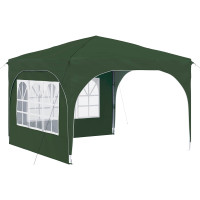 Produktbild för Pop-up Partytält 290 x 290 x 245 cm Grön