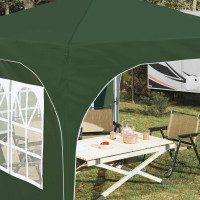 Produktbild för Pop-up Partytält 290 x 290 x 245 cm Grön